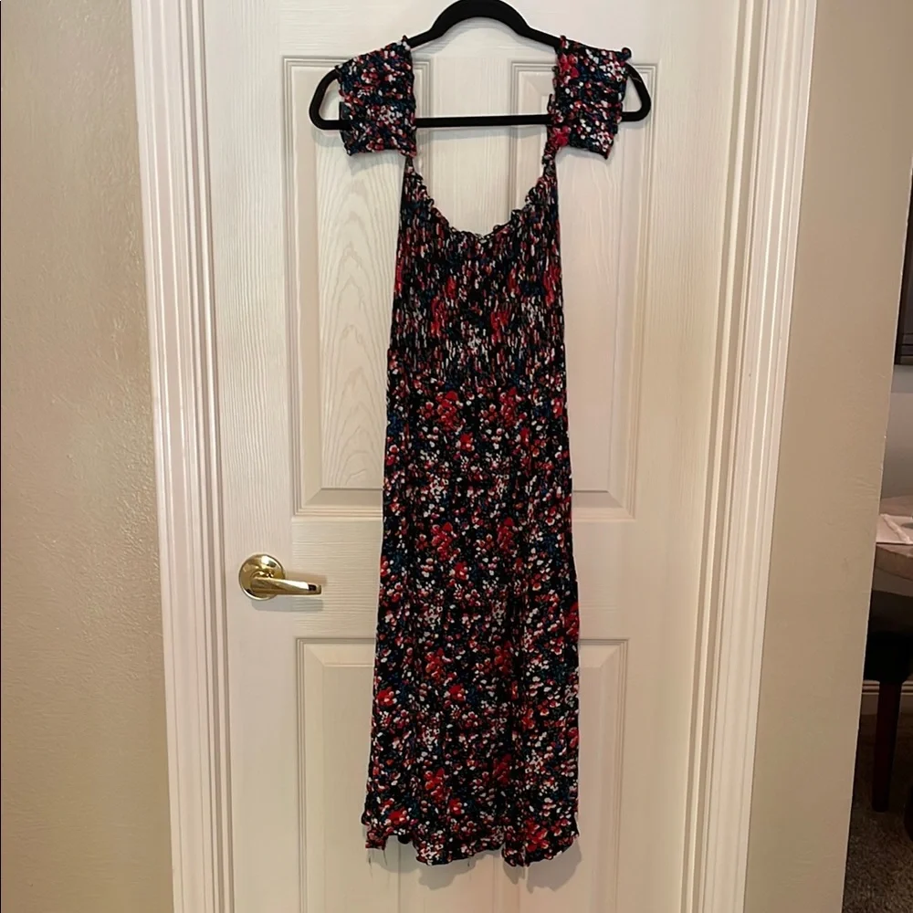 Lulus View from the Meadow Black Floral Print Off-the-Shoulder Dress - Picture 5 of 7